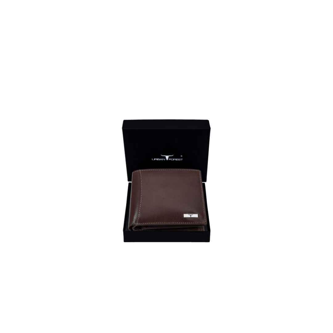 URBAN FOREST Oliver Aniline Brown Leather Wallet for Men