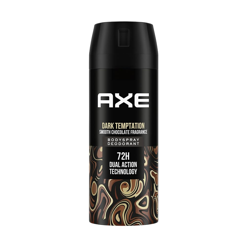 Axe Dark Temptation Long Lasting Deodorant Bodyspray for Men 150 ml
