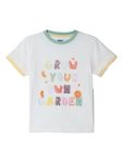 Milou Kids Organic 100% Cotton T-Shirt Made with Biowash Fabric, Saliva-Tested Safe, Short Sleeve Tee for Toddlers & Babies | Label-Free | Soft & Breathable, Safe Dyes, Label-Free Comfort
