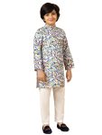 A.T.U.N. (ALL THINGS UBER NICE) Multi Color Swirls Kurta & Pyjama Set
