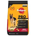 Pedigree PRO Adult Large Breed, 20 kg Dry Dog Food, Vet Trusted Brand, Expert Nutrition, Quality Protein, 33% More Nutrients (18 Months Onwards)