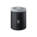 VAYA PRESERVE Thermal Insulated Lunch Box for Kids, Office Women, 440 ml Stainless Steel Tiffin Box, Meal Container, Meal Jar, Suitable for One Pot Meal,Black