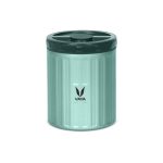 VAYA PRESERVE Thermal Insulated Lunch Box for Kids, Office Women, 440 ml Stainless Steel Tiffin Box, Meal Container, Meal Jar, Suitable for One Pot Meal, Green