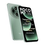 POCO M7 5G Mint Green 6GB RAM|128GB ROM|SD4 Gen2 Processor|6.88″ HD+ Display|50MP Camera|8MP Front Camera|5160 mAh Battery