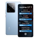 realme GT 7 (IceSense Blue,8GB+256GB) | India’s 1st MediaTek Dimensity 9400e Chipset | Strongest Battery Combo 7000mAh + 120W | AI 4K 120FPS Travel Camera | 360° Cooling IceSense Design with Graphene