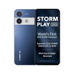 Lava Storm Play 5G (Frosty Blue, 6+6*GB RAM, 128GB Storage) | World’s First MTK D7060 Processor | 500k+ Antutu | LPDDR5 RAM | UFS 3.1 Storage | 50MP AI Camera | 120Hz Refresh Rate | IP64 Protection