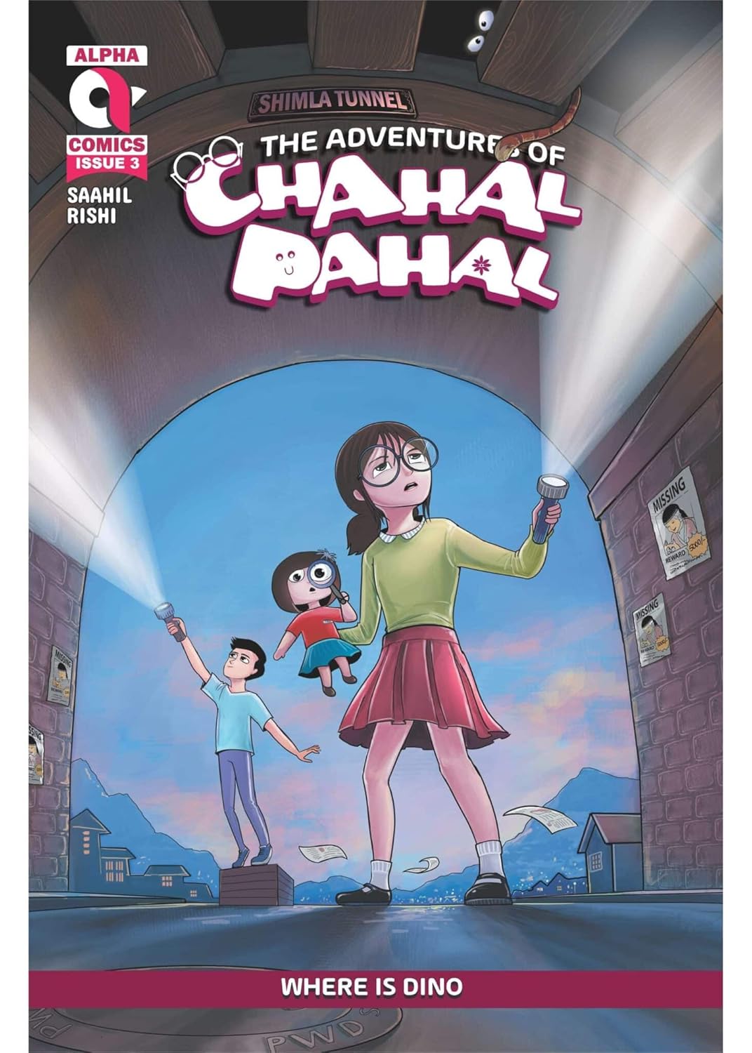 Alpha Comics | The Adventures of Chahal Pahal | Where Is Dino | Issue 3 | Graphic Novel | New Release | English | Paperback