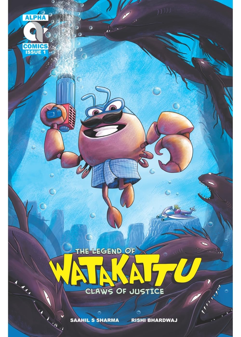 Alpha Comics | The Legend of Watakattu | Claws of Justice | Issue 1 | Graphic Novel | New Release | English | Paperback