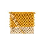 Accessorize London Women’s Yellow Beaded Sling Bag
