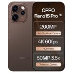 Oppo Reno15Pro 5G (Cocoa Brown, 12GB RAM, 256GB Storage) with No Cost EMI/Additional Exchange Offers
