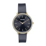 Sonata Wedding Edit Quartz Analog Black Dial Leather Strap Watch for Women