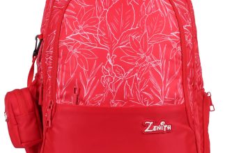 Zenith Charm 1 Laptop Backpack, 31L Capacity, Black and White Pattern, Multiple Compartments, 47 x 33 x 20 cm