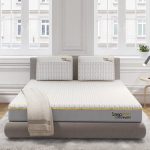 SleepSmith Orthopedic Single Size Mattress 72x35x8 Inches | 3-Zone Memory Foam with Graphite Infused Cloud Foam | Medium Firm Feel for Back Support | Mattress with Pillow, 10-Year Warranty & 400 GSM