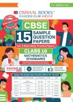 Oswaal CBSE 15 Sample Question Papers Class 10 Mathematics Standard for 2026 Board Exam (As per CBSE Sample Question Paper issued on 30 July 2025), recommended by 2025 CBSE Toppers