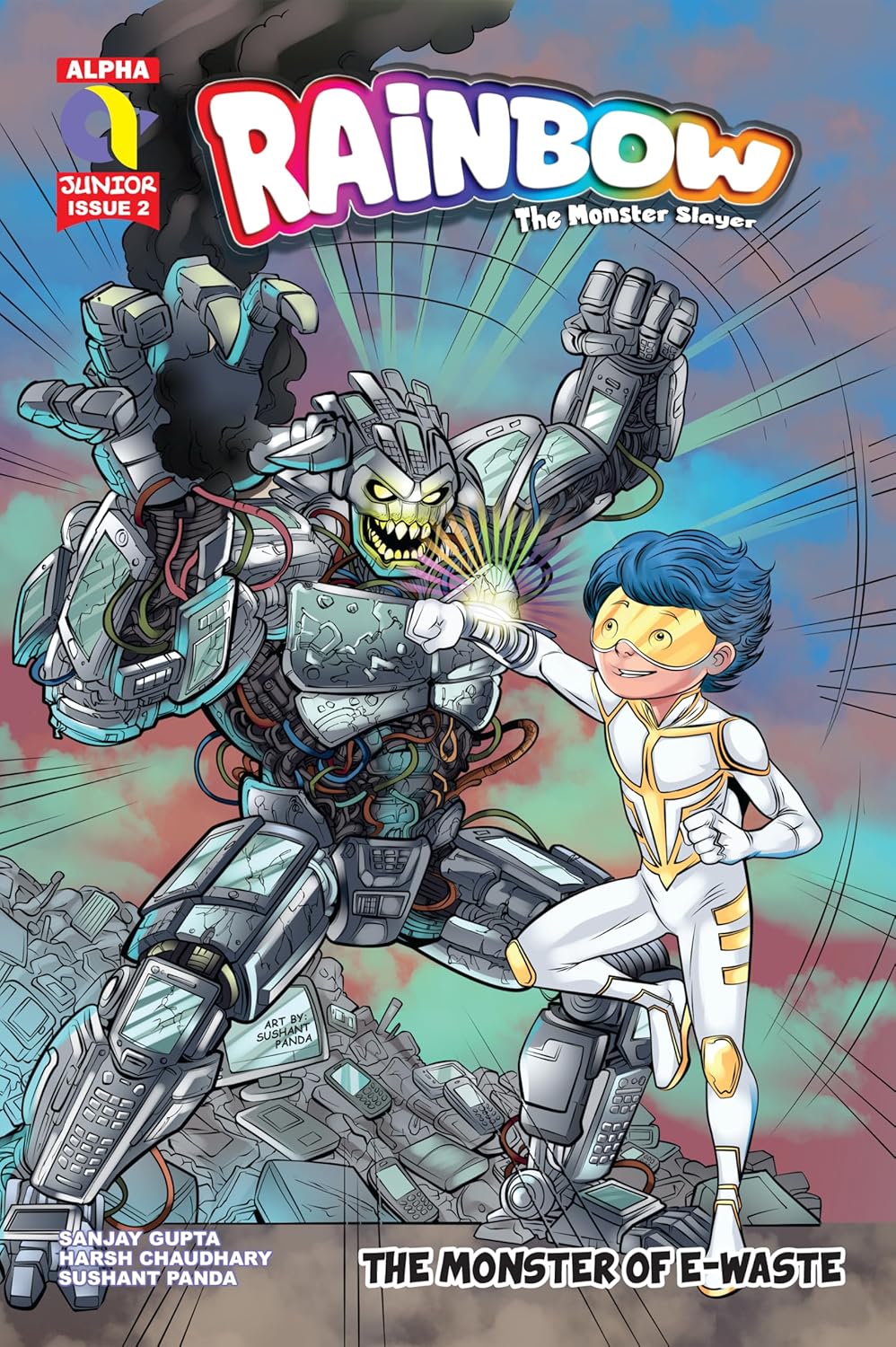 Alpha Comics | Rainbow | The Monster Slayer | Issue 2 | Graphic Novel | New Release | English | Centrepin