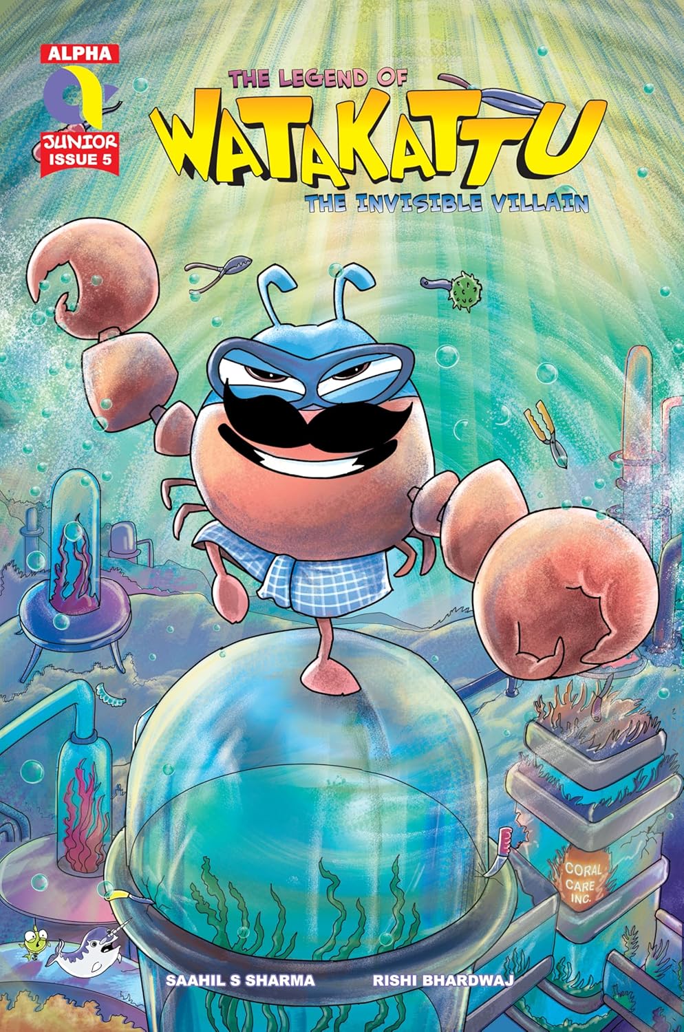 Alpha Comics | The Legend of watakattu | The Invisible Villain | Issue 5 | English | Graphic Novel | New Release