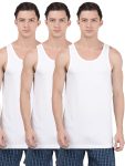 Jockey 8820 Men’s Super Combed Cotton Round Neck Sleeveless Vest with Extended Length for Easy Tuck (Pack of 3)