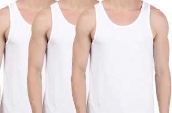 Jockey 8820 Men’s Super Combed Cotton Round Neck Sleeveless Vest with Extended Length for Easy Tuck (Pack of 3)