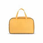 Priority Cult 001 Duffle Bag for Travel | Stylish Faux Leather | Lightweight and Comfortable for Travelling | Suitable for Men’s and Women’s One Size Yellow
