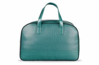 Priority Cult 001 Duffle Bag for Travel | Stylish Faux Leather | Lightweight and Comfortable for Travelling | Suitable for Men’s and Women’s One Size Dark Green