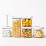 Satpurush Vacuum Fridge Storage Containers – Fridge Organiser Storage Boxes for Kitchen Accessories Items for Home-Freezer & Refrigerator Organizer vegetable storage box – 1500ML (1N), 700ML (4N).