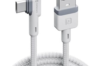 Portronics Konnect L POR-1403 Fast Charging 3A Type-C Cable 1.2 Meter with Charge & Sync Function for All Type-C Devices (White)