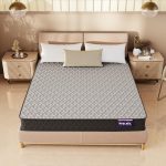 RESTOFIT Orthopedic Dual Comfort Queen Size Mattress 78x60x6 Inches | Medium Firm 6-Inch HR Foam Mattress for Back Support | Premium Cotton | 7-Year Warranty | Vacuum Packed Roll | Sleep Well Comfort