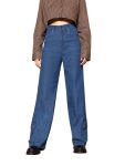 Sassafras Women Washed Multi Pocket Stretch Straight Jeans