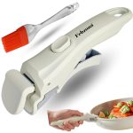 Universal Pot Handle – Detachable Holder for Cookware, Hot Utensil Vessel Pan Holder – White