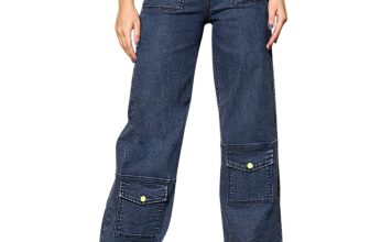 Sassafras Women Washed Multi Pocket Stretch Straight Jeans