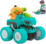 FunClub Car Toys Dinosaur Toys for Kids Truck Toys for Kids Crawling Toys for Boys Car Push and Go Toys for Kids Monster Truck Toys for Kids Vehicles Toys for Kids Friction Car Toys-Random Color