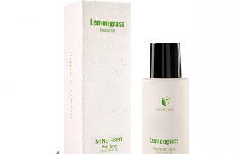 Mind First Lemongrass Deodorant 50ml made with Essential Oils | Natural Scent without chemical | Stress relief & Mood Enhancer Fragrance I Unisex Luxury Deo I Long-Lasting Deodorant for Man & Women | Best Gifts for Woman , Man , Girls