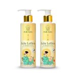 Pure Aura Baby Lotion for Itching & Eczema Relief (Pack of 2, 200ml) | Ayurvedic & Chemical-Free | Safe for Newborns & Kids | Doctor Recommended | Daily Use Moisturizer for Dry, Sensitive Skin | India