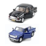 Classic Vintage Toy Cars Combo (Pack of 2) Hindustan Ambassador & Fiat Premier Padmini -1:36 Scale, Openable Doors,Perfect Collectibles- Toy Cars for Kids and Collectors (Color as per Availability)