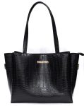 Carrylux Large Capacity Croco Pattern Tote Bags For Womens Big Purses And Handbags Ladies Big Shoulder Bag