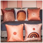 Amazon Brand – Umi Satin 250TC Cushion Pillow Covers, Multicolor, Set of 5 (16X16 Inches, Chocolate Rainbow)