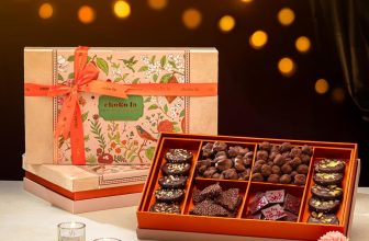Chokola Chocolate Hamper – Treasure | 570 g | Assorted Flavours Chocolates & Cookies with Almonds & Nuts | Premium Artisanal Gift Box for Festivals & Special Occasions