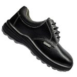 Coffer 1046 Safety Shoe | 200J Steel Toe, Leather Upper, Anti-Skid, Anti-Static, DD-PU Sole | Size 10 UK/INDIA