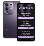vivo T4x 5G (Pronto Purple, 6GB RAM, 128GB Storage) | 6.72″ FHD+ 120Hz Display | MediaTek Dimensity 7300 | 6500mAh Battery | 50MP AI Dual Camera | 44W FlashCharge | Android 15