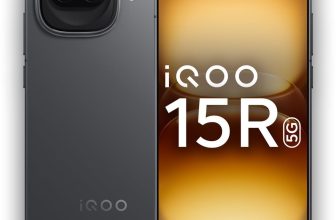 iQOO 15R (Dark Knight, 8GB RAM, 256GB Storage) | Snapdragon® 8 Gen 5 Processor | India’s Slimmest Smartphone in 7600mAh Battery* | Segment’s Most Stable 144FPS Gaming
