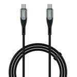 boAt Type C to C 65W Fast Charging Cable with 480 Mbps Data Transfer, Tangle-Free Cable in Premium Nylon Braided Design (Carbon Black)