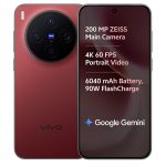 vivo X300 5G (Summit Red, 16GB RAM, 512GB Storage) with No Cost EMI/Additional Exchange Offers