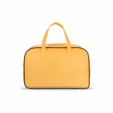 Priority Cult 001 Duffle Bag for Travel | Stylish Faux Leather | Lightweight and Comfortable for Travelling | Suitable for Men’s and Women’s One Size Yellow