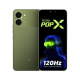 POP X (Chilly Green, 4GB+64GB) | 120Hz 6.74″ Smooth Display| IP64 Protection & Drop Resistant | No Network Communication* | AI Active Noise Cancellation | AI Song Identification |AI Flash Snap|5000mAh
