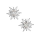 925 Sterling Silver American Diamond CZ Elegant Star Shaped Stud Earrings for Women
