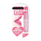 Maybelline New York Baby Lips Loves Color Lip Balm Sun Protection with SPF 20, Long-Lasting Hydration Formula for 16 Hours, Lip Balm Features Unique Lip Renew Formula – Pink Lolita|4gm