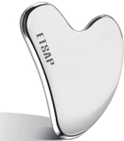 ETSAP Premium Stainless Steel Gua Sha,Metal Gua Sha Facial Tool. Firm Face Muscles, Reduce Puffiness, Facial Tension, Helps Lymphatic Drainage. GuaSha Beauty Tool for Body Neck Eyes (Heart Shape) (SS GUA SHA 85 GRM)