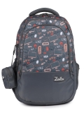 Zenith Charm 1 Laptop Backpack, 31L Capacity, Black and White Pattern, Multiple Compartments, 47 x 33 x 20 cm