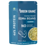 Green Gainz Roasted Edamame Classic Flavour – 100gm | 100% Veg High Protein Snack | No Added Sugar | Non-GMO | Rich in Fiber | No Gluten