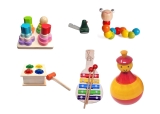 Montessori Learning Wooden Toys | Box 10: 6-9 Months | Early Child Development, Sensory Learning, Develop, Problem/Puzzle Solving | Improve & Develop Fine Motor Skills